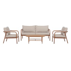 Olga Sofa-Set mit Kissen natur.