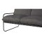 Theodor Sofasatz 4 Teile mit Kissen schwarz,grau.