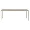 Bo table de jardin 104x204cm gris,pierre décor.