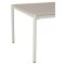 Bo table de jardin 104x204cm gris,pierre décor.