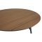 Dan table de jardin 178cm noir,teck dcor.