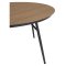 Dan table de jardin 178cm noir,teck dcor.