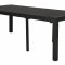 Grup Gartentisch, inkl. 2 Zusatzplatten 223-343 cm schwarz/schwarz.