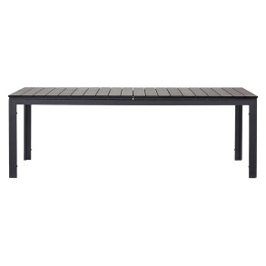 Willy Gartentisch ausziehbar 95x230/287 cm schwarz.
