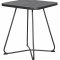 Annie Table basse pour balcon et terrasse, 58 cm, noir/noir. 