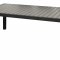 Garp Gartentisch, inkl. 2 Zusatzplatten 223-343 cm schwarz/grau.