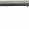 Garp Gartentisch, inkl. 2 Zusatzplatten 223-343 cm schwarz/grau.