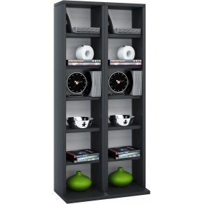 Milano Regal 12 Fcher schwarz.