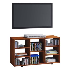 Fetino TV Tisch 8 Ablagen Nussbaum dekor.