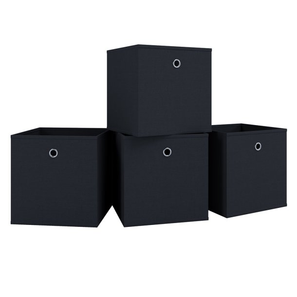Boxas4 Aufbewahrungsbox schwarz.