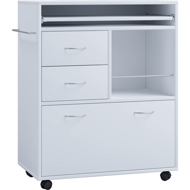 Kicha Kchenmbel auf Rollen wei.