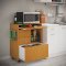 Módulo de cocina Kicha sobre ruedas decoración haya.