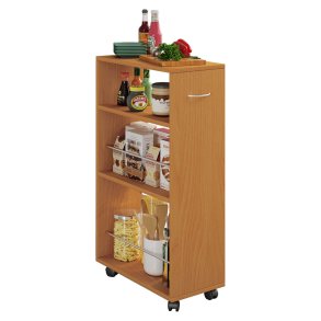 Tusal Kchenmbel auf Rollen Buche Dekor.