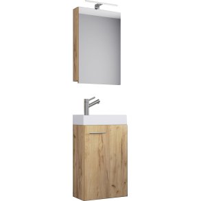 Slito badrumsmbler B, honungsek-look.