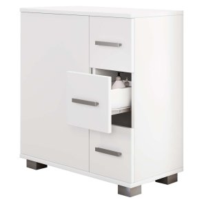 ZaloXL wysoka szafka łazienkowa biały.