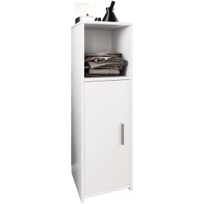 ZaloIL wysoka szafka łazienkowa biały.