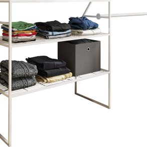 Disal Kleiderschrank fr schrge Wand wei.