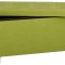 SizosL pouf repose-pieds avec rangement vert.