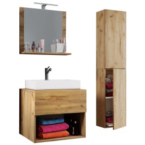 LendasII60 Badmbelset Eiche dekor.