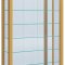 LumoMaxi Vitrinenschrank mit Spiegel 2 Glastren Buche dekor.