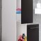 SadiloL Badschrank wei, anthrazit.