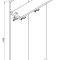 GadosXS Wandgarderobe 1 Ablage weiß.