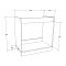 Esilo K�chenunterschrank 80 cm f�r Sp�le wei�, Eiche Dekor.