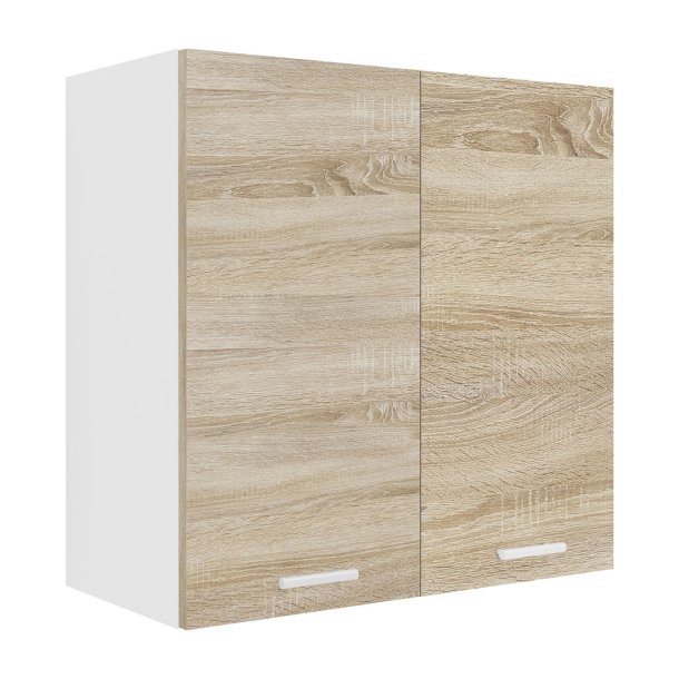 Esilo Kchenoberschrank 60 cm 2 Tren wei, Eiche Dekor.