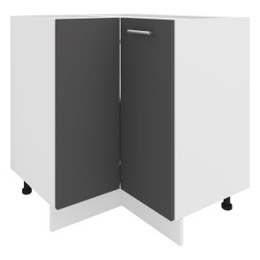 Esilo szafka kuchenna , szafka narożna biały, szary.