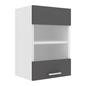 Esilo overskab kkken 40 cm 1 glaslge hvid, gr.