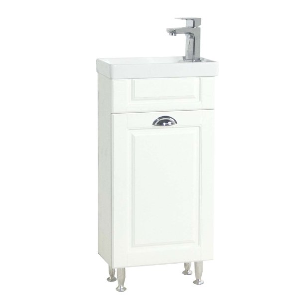 CasaloM Waschbeckenunterschrank wei.