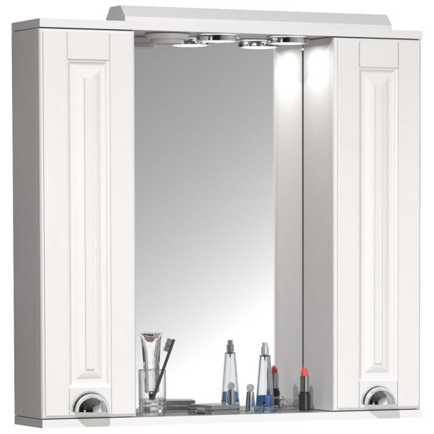 CasaloXL Spiegelschrank Bad wei.