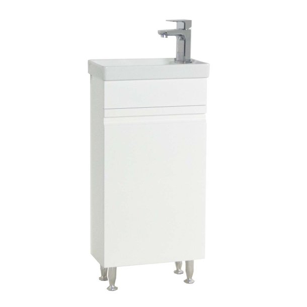 SiloraM Waschbeckenunterschrank wei.