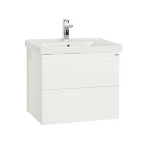 SiloraL Waschbeckenunterschrank wei.