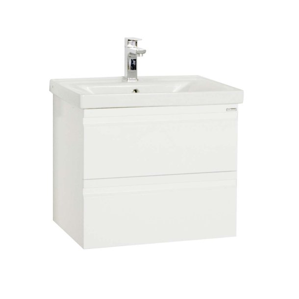 SiloraL Waschbeckenunterschrank wei.