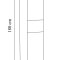 Silora armoire haute pour salle de bain blanc.