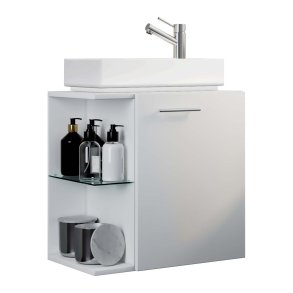 Hausa vaskeskap hvit.