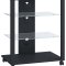 FolasR Hifi mbler 3 hyllor svart.