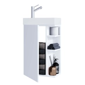 Lumia Waschbeckenunterschrank wei.