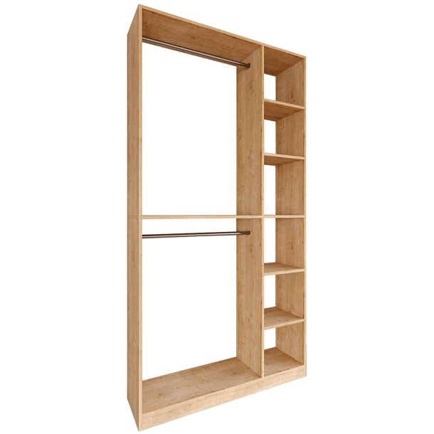 PalosaXL Kleiderschrank offen Eiche dekor.