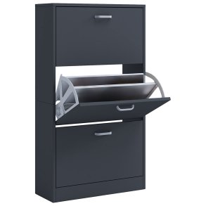 SiposL szafka na buty 3 drzwi antracyt.