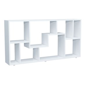 Lanisa hylle 8 hyller hvit.
