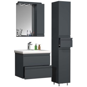 SiloraL Badmbelset anthrazit.