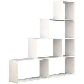 DubilaL Regal 6 Ablagen weiß.