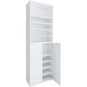 Lona2XL10DTR Schuhschrank 2 Tren wei.