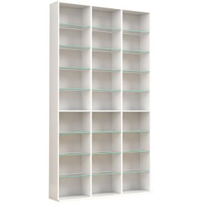 ZilasXL Regal 27 Ablagen weiß.