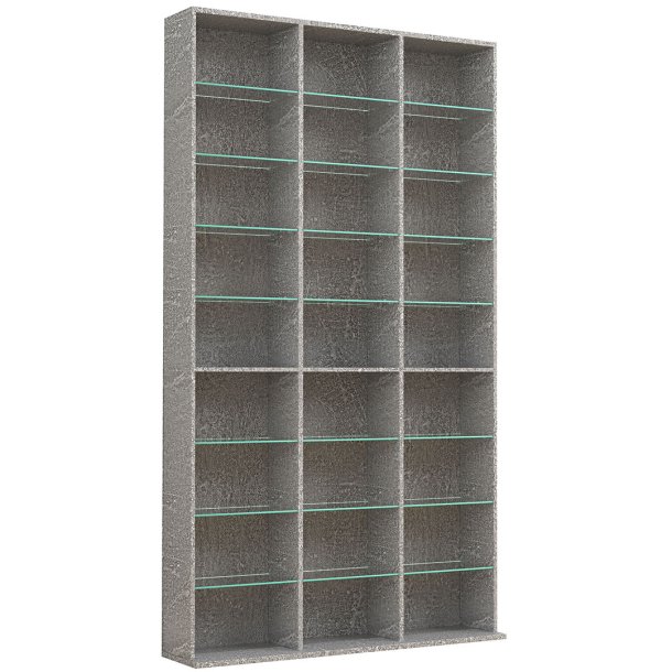 ZilasXL reol 27 hylder beton dekor.