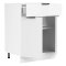 Fasola szafka kuchenna 60 cm 2 drzwi, 1 szuflada biały.