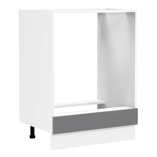 Fasola szafka kuchenna na piekarnik 60 cm  antracytowy szary, biały.