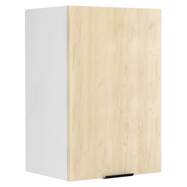 Fasola kjkken overskap 40 cm 1 dr eik dekor, hvit.